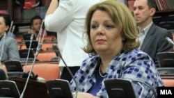 Специјалната јавна обвинителка Катица Јанева, на Седница на собраниската Комисија за политички систем и односи меѓу заедниците - архива
