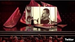 Мария Алехина во время вручения European Film Awards 2016 призвала поддержать Олега Сенцова