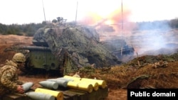 Позиции украинских военных