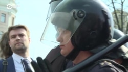 Protesters Detained In Moscow At Anti-Putin Rally Protesters Detained In Moscow At Anti-Putin Rally
