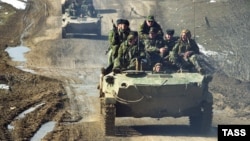 Боевые действия в районе Веденского ущелья в Чечне, 2000 год. Архивное фото