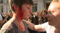 Задержания и избиения на митинге в Москве (видео) Задержания и избиения на митинге в Москве (видео)