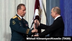 Золотов и Путин в 2017 году