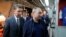 Президент России Владимир Путин и шеф "Газпрома" Алексей Миллер на борту трубоукладочного судна, принимавшего участие в строительстве газопровода "Турецкий поток". Черное море в районе Анапы, 23 июня 2017 года