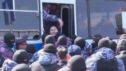 Dozens Arrested During Protests In Kazakh Capital Dozens Arrested During Protests In Kazakh Capital