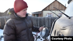 Юсси Конттинен в якутской деревне Техтюр