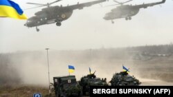 Українські військові на полігоні в Житомирській області, 21 листопада 2018 року