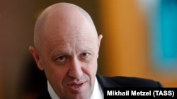 Russian businessman Yevgeny Prigozhin, pictured in Moscow in March 2017