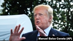 U.S. President Donald Trump in Washington on June 8