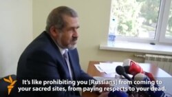 Mejlis Leader Says Crimea Rally Ban Can't Stop Deportation Commemorations Mejlis Leader Says Crimea Rally Ban Can't Stop Deportation Commemorations
