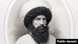 Фотопортрет имама Шамиля работы Генриха Деньера, 1859 год