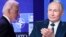 Джо Байден и Владимир Путин, коллаж