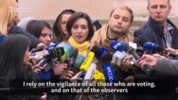 Moldovan Presidential Candidates Cast Their Votes Moldovan Presidential Candidates Cast Their Votes