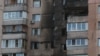 Дом, поврежденный во время удара российского беспилотника, Киеве, 22 октября 2025 года