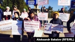 Пикет на площади Новособорной в центре Томска (архивное фото)