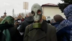 В российском Волоколамске выступили против токсичной свалки (видео) В российском Волоколамске выступили против токсичной свалки (видео)