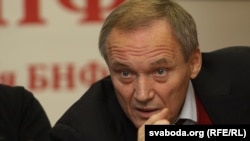 Opposition candidate Uladzimer Nyaklyaeu