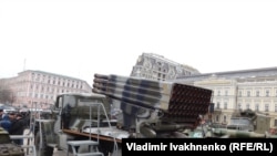 Выставка российской военной техники в центре Киева, 21 февраля 2015 г.