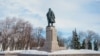 A monument to Vladimir Lenin in the Russian city of Ulyanovsk. A growing number of Chinese visitors are traveling to the area due to its importance in history as the birthplace of the Soviet leader, whose birth name was Vladimir Ilyich Ulyanov.