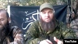 Chechen insurgent Doku Umarov in his latest YouTube post.