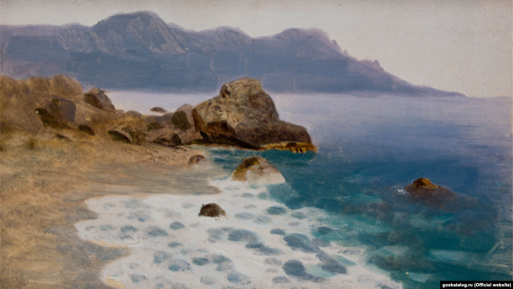 «Берег моря. Прибой. Этюд» (1887)