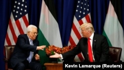 Махмуд Аббас и Дональд Трамп, Нью-Йорк, 20 сентября 2017 года