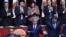 Armenian Serzh Sarkisian, seen gesturing to delegates at the congress of his Republican Party of Armenia that endorsed him in December, insisted in an RFE/RL interview that "nurturing" the opposition is not his job.