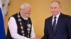 Нарендра Моди жана Владимир Путин. 2024-жылдын 9-июлу.