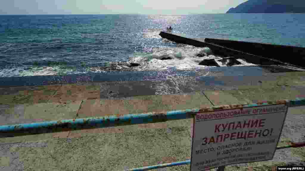 Под Утесом «водопользование ограничено»