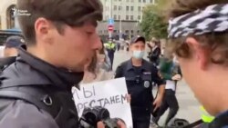 Задержания на пикетах в поддержку свободных СМИ в России Задержания на пикетах в поддержку свободных СМИ в России