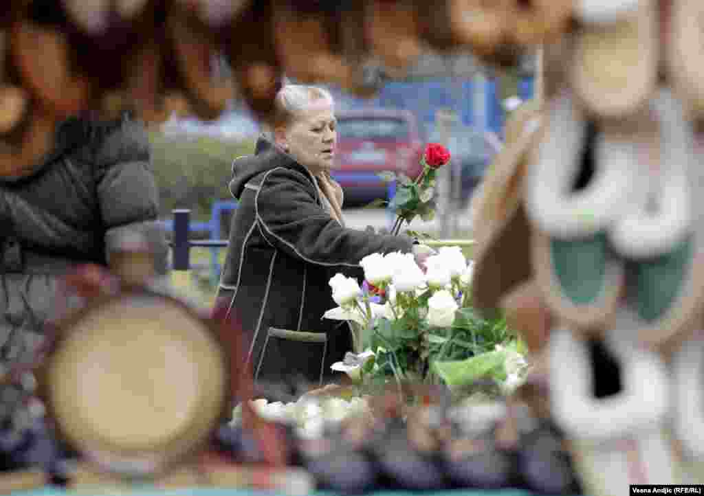 Продажа цветов в Белграде, Сербия  