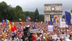 Митинг в центре Кишинева Митинг в центре Кишинева