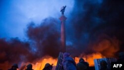 В центре Киева, 20 февраля 2014 года