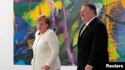 Ангела Меркель и Майк Помпео встретились в Берлине, 31 мая 2019 года