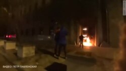 Акция Петра Павленского "Горящая дверь Лубянки" Акция Петра Павленского "Горящая дверь Лубянки"