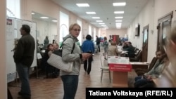 Избирательный участок в Петербурге