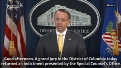 U.S. Grand Jury Indicts Russians, Russian Firms For Election Meddling U.S. Grand Jury Indicts Russians, Russian Firms For Election Meddling