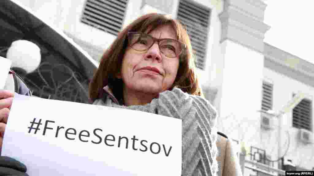 В акции приняла участие депутат Европарламента Ребекка Хармс 
