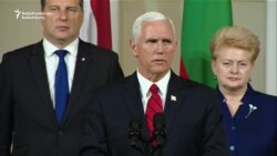 'We Stand Together' - Pence Reaffirms U.S. Commitment To Baltic States 'We Stand Together' - Pence Reaffirms U.S. Commitment To Baltic States