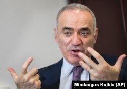 Chess champion Garry Kasparov tried -- unsuccessfully -- to unseat Ilyumzhinov.