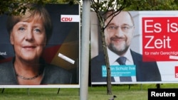 Предвыборные плакаты в Германии