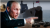 Путин и российские войска в Крыму. Коллаж