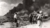 Горящая украинская деревня. Лето 1941 года