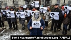 Киев, 2 ноября, акция «Стоп расправе над украинскими журналистами!»