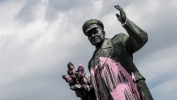 Soviet Marshal's Statue Reveals Monumental Rift In Czech Society Soviet Marshal's Statue Reveals Monumental Rift In Czech Society