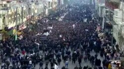 Funeral Procession Held In Baghdad For Soleimani, Others Killed In U.S. Air Strike Funeral Procession Held In Baghdad For Soleimani, Others Killed In U.S. Air Strike