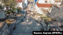 Реконструкция Митридатской лестницы, 19 сентября 2019 год