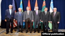 Джон Керри с министрами иностранных дел стран Центральной Азии