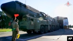 Пусковая система для российских ракет РС-24 «Ярс». Иллюстративное фото