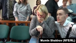 Юлия Павликова, мать арестованной по делу "Нового величия" Анны Павликовой, в Мосгорсуде